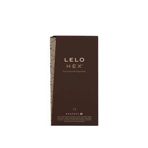Lelo Hex Respect XL Condoms - Peaches