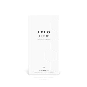 Lelo Hex Regular Condoms - Peaches